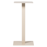 BISTRO VIERKANTE BARTAFEL POOT METAAL DAKARGRAU 105X50X50 CM