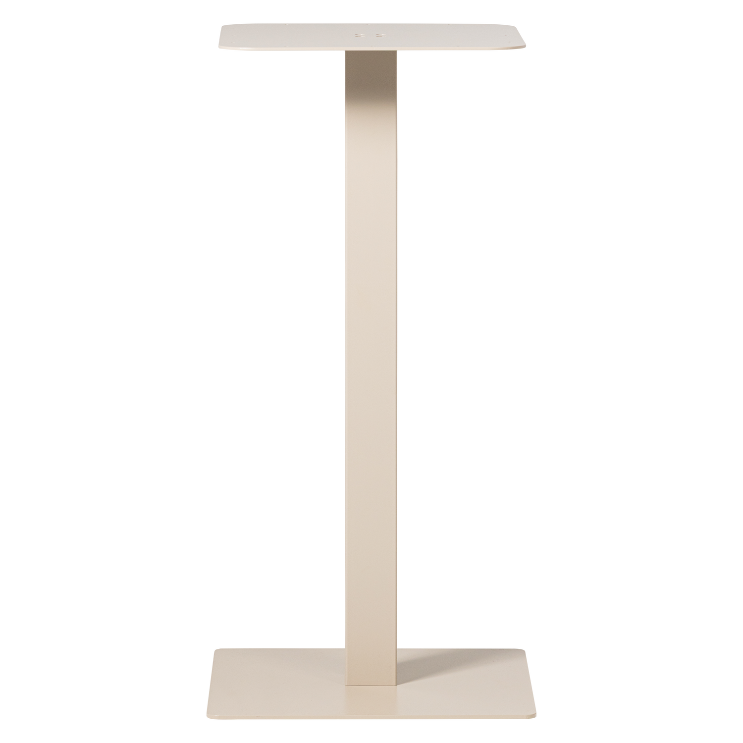 BISTRO VIERKANTE BARTAFEL POOT METAAL DAKARGRAU 105X50X50 CM