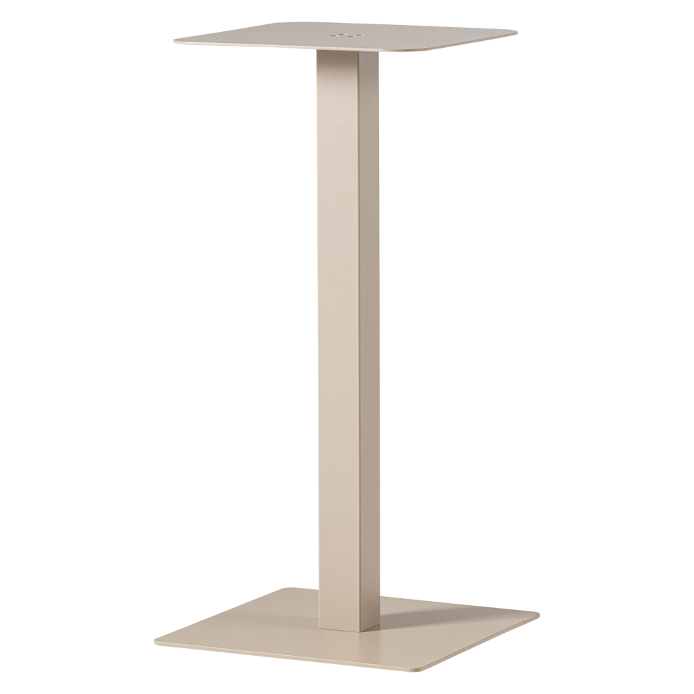 BISTRO VIERKANTE BARTAFEL POOT METAAL DAKARGRAU 105X50X50 CM