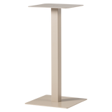 BISTRO VIERKANTE BARTAFEL POOT METAAL DAKARGRAU 105X50X50 CM
