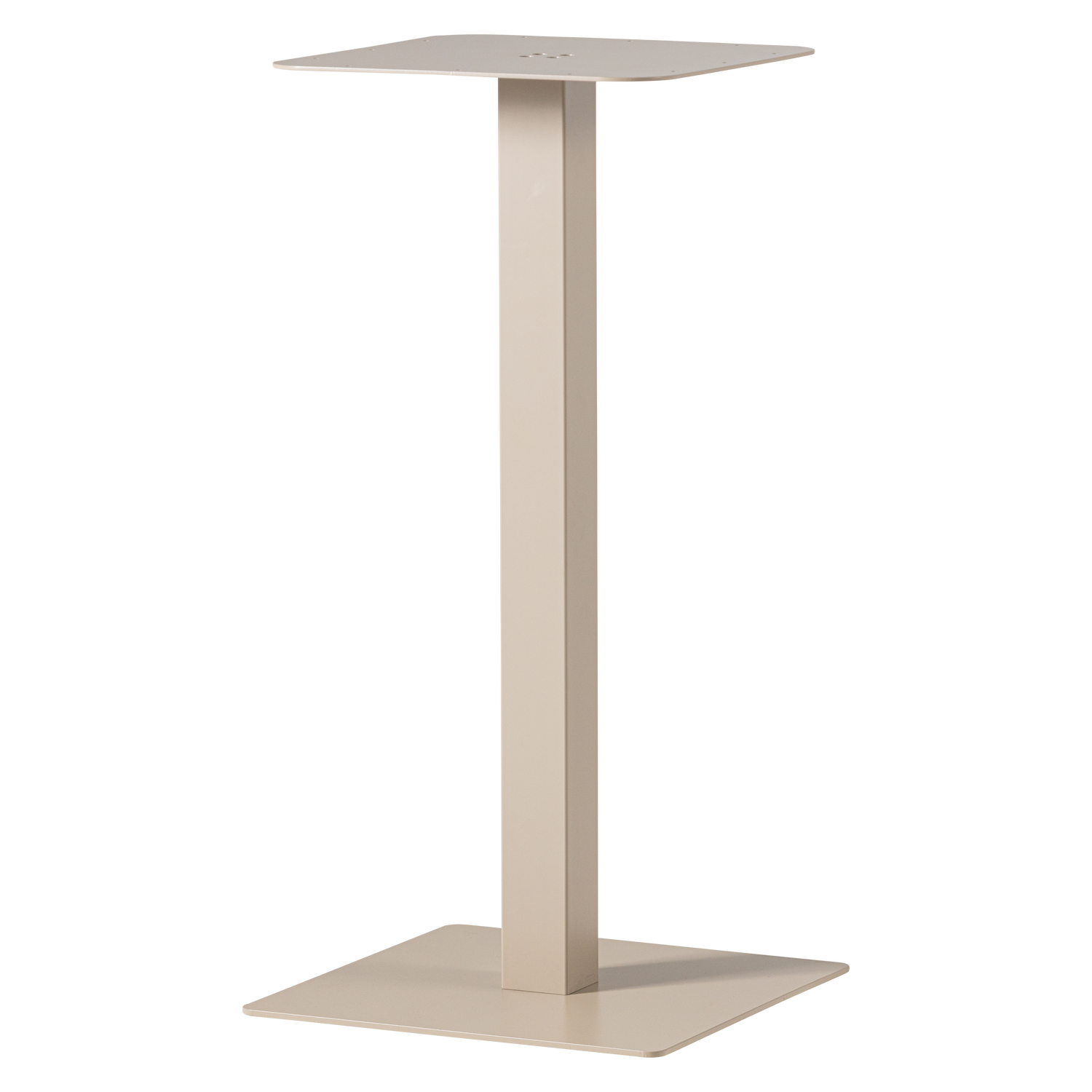 BISTRO VIERKANTE BARTAFEL POOT METAAL DAKARGRAU 105X50X50 CM