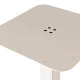 BISTRO VIERKANTE BARTAFEL POOT METAAL DAKARGRAU 105X50X50 CM