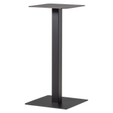 BISTRO VIERKANTE BARTAFEL POOT METAAL ZWART 105X50X50 CM