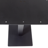 BISTRO VIERKANTE BARTAFEL POOT METAAL ZWART 105X50X50 CM