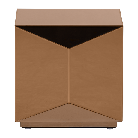 GLINTZ BIJZETTAFEL HOUT SPIEGELGLAS BRUIN [fsc]