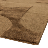 LIVO VLOERKLEED VISCOSE/WOL BRUIN 170x240 CM