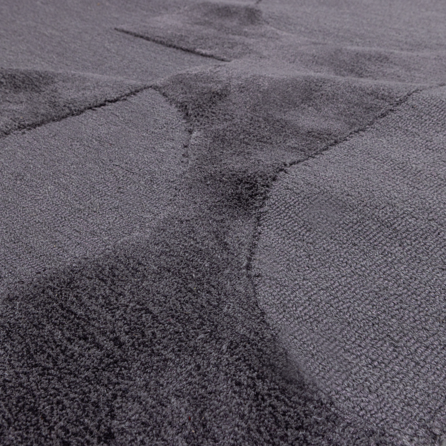 LIVO VLOERKLEED VISCOSE/WOL GRIJS 170x240 CM