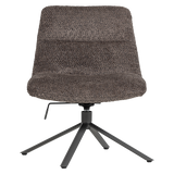 SOREN VERSTELBARE DRAAIFAUTEUIL WOLLIG BRUIN