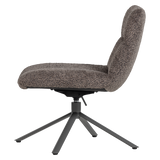 SOREN VERSTELBARE DRAAIFAUTEUIL WOLLIG BRUIN