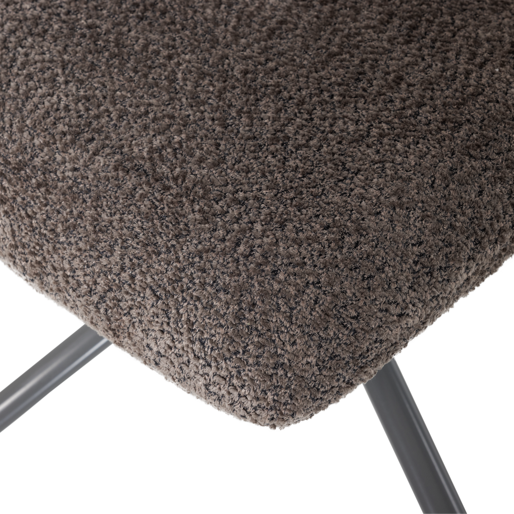 SOREN VERSTELBARE DRAAIFAUTEUIL WOLLIG BRUIN