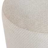 ISLEN POEF MET DRAAIVOET BOUCLE BEIGE