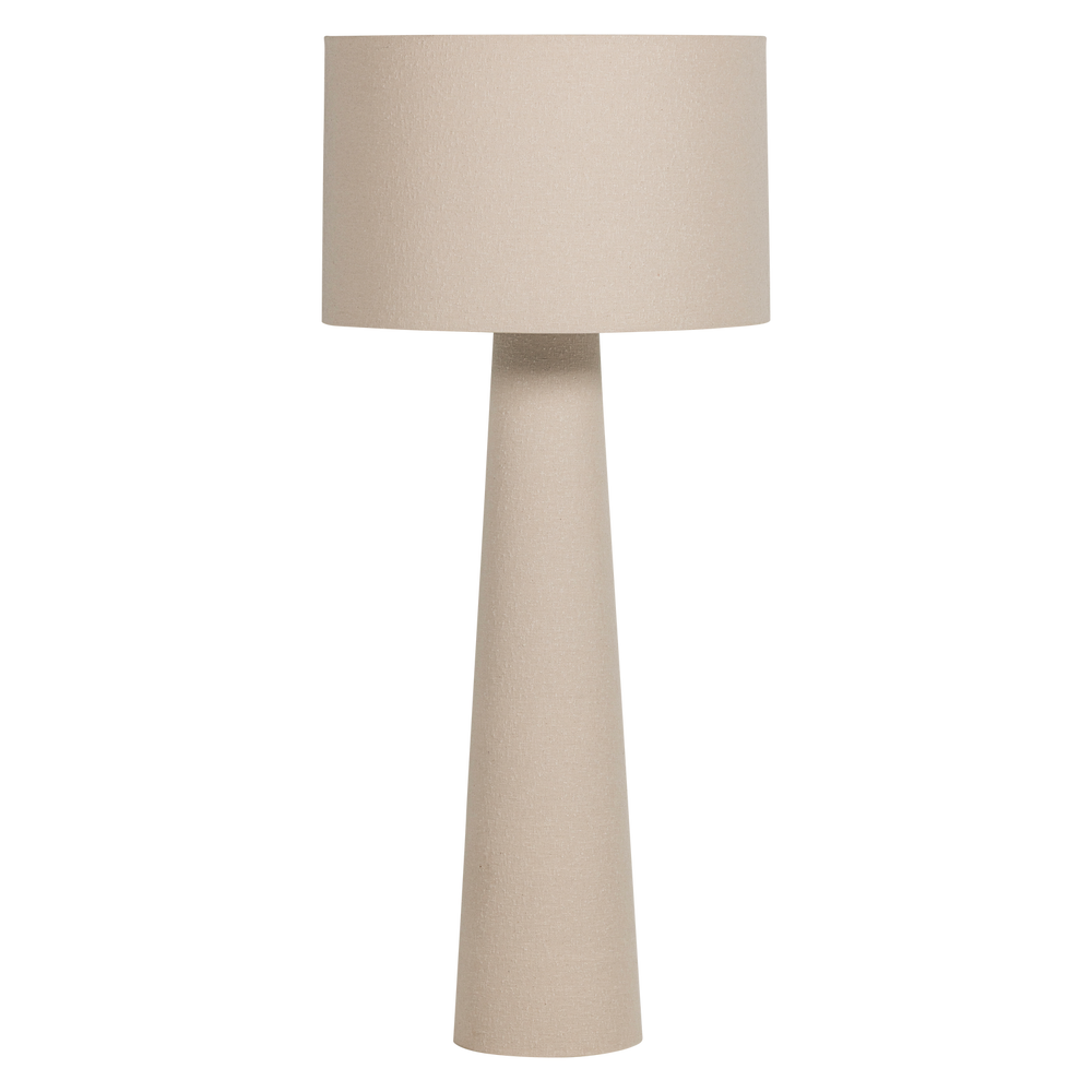 LOFT VLOERLAMP XXL METAAL/BOUCLE NATUREL 160XO70 CM