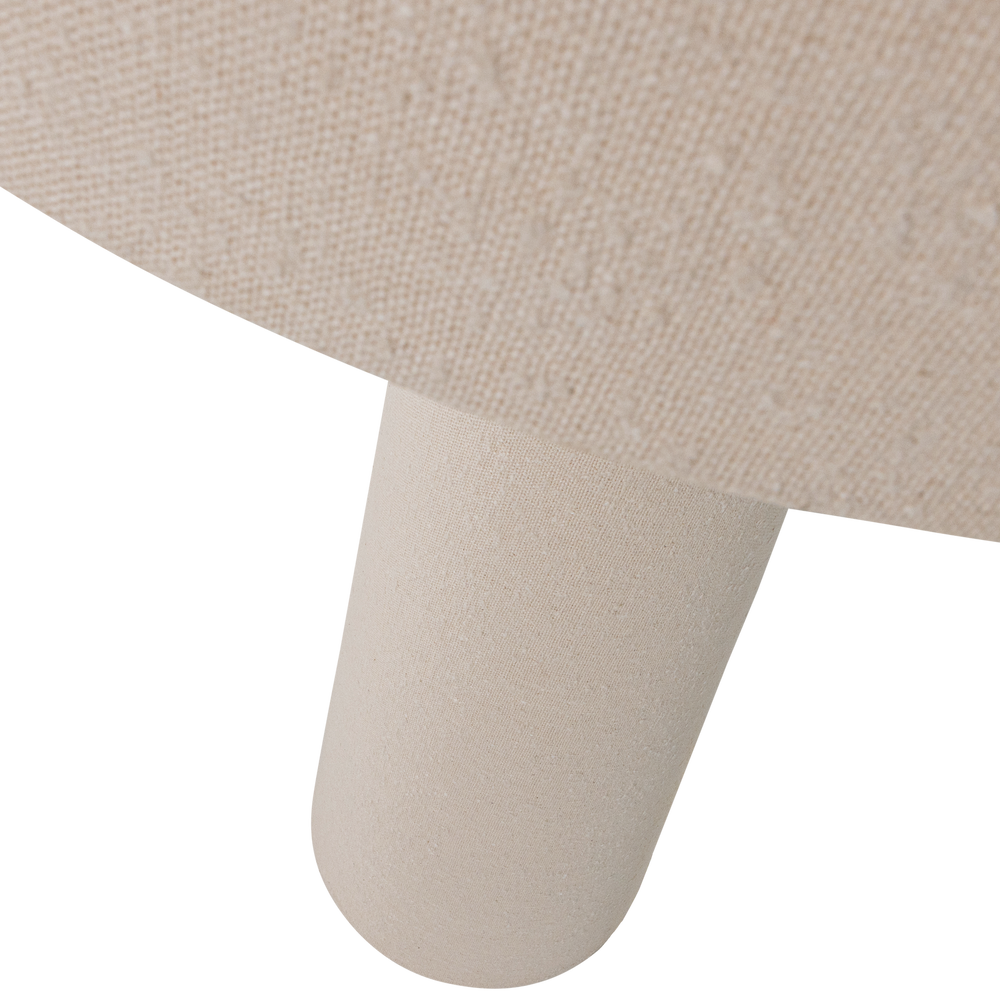 LOFT VLOERLAMP XXL METAAL/BOUCLE NATUREL 160XO70 CM