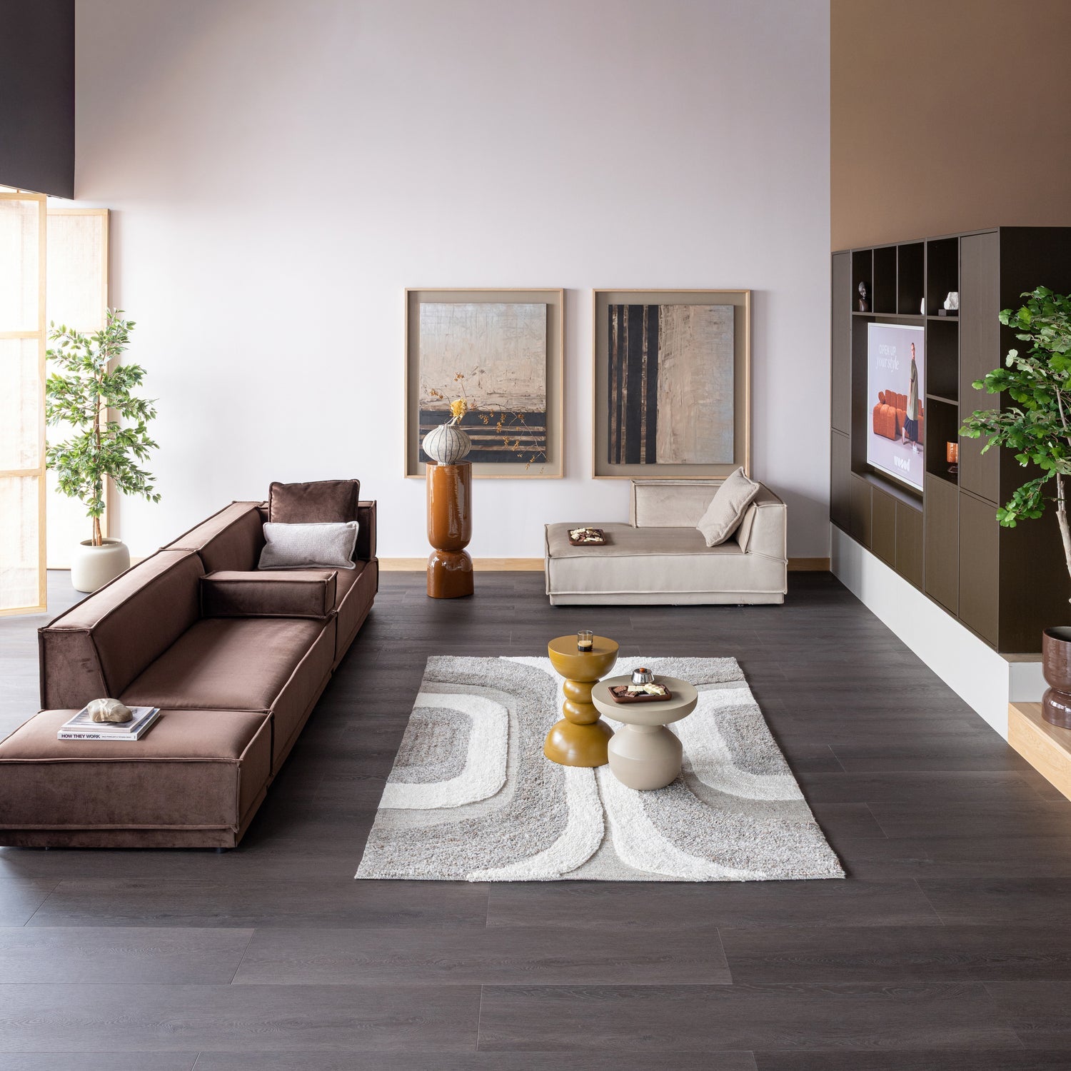 MORO VLOERKLEED WOL/KATOEN GRIJSWIT 170x240 CM