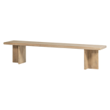 ATO EETBANKJE 220X45 CM MANGOHOUT NATUREL