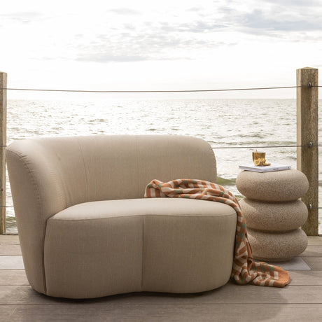 LAUREL BIJZETTAFEL MET SPIKKELS BEIGE