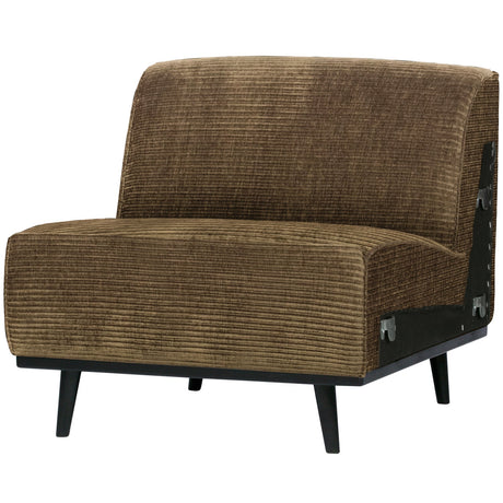 STATEMENT 1-ZITS ELEMENT RIBSTOF OLIJFGROEN