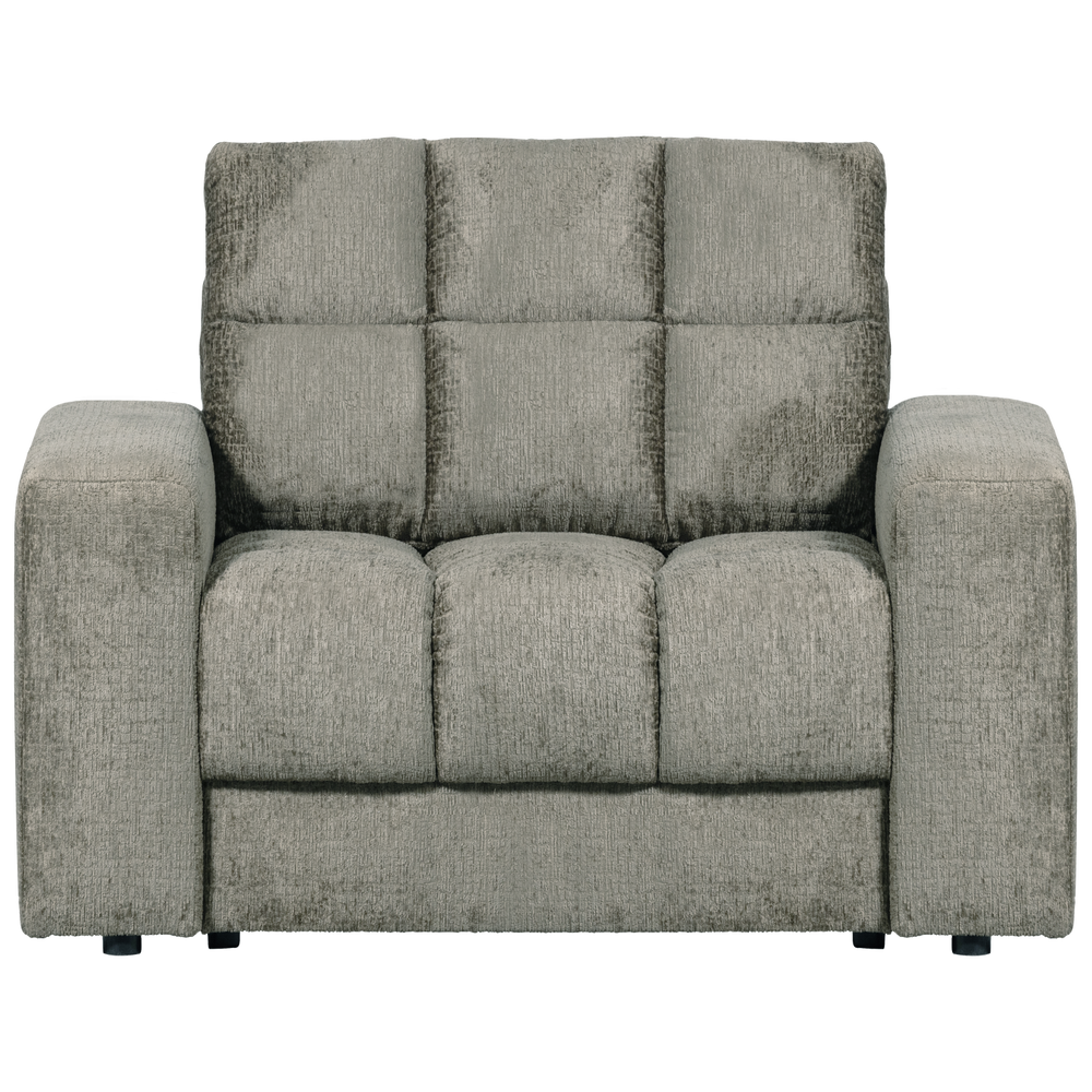 SECOND DATE FAUTEUIL STRUCTURE VELVET FROST