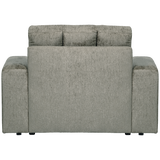 SECOND DATE FAUTEUIL STRUCTURE VELVET FROST
