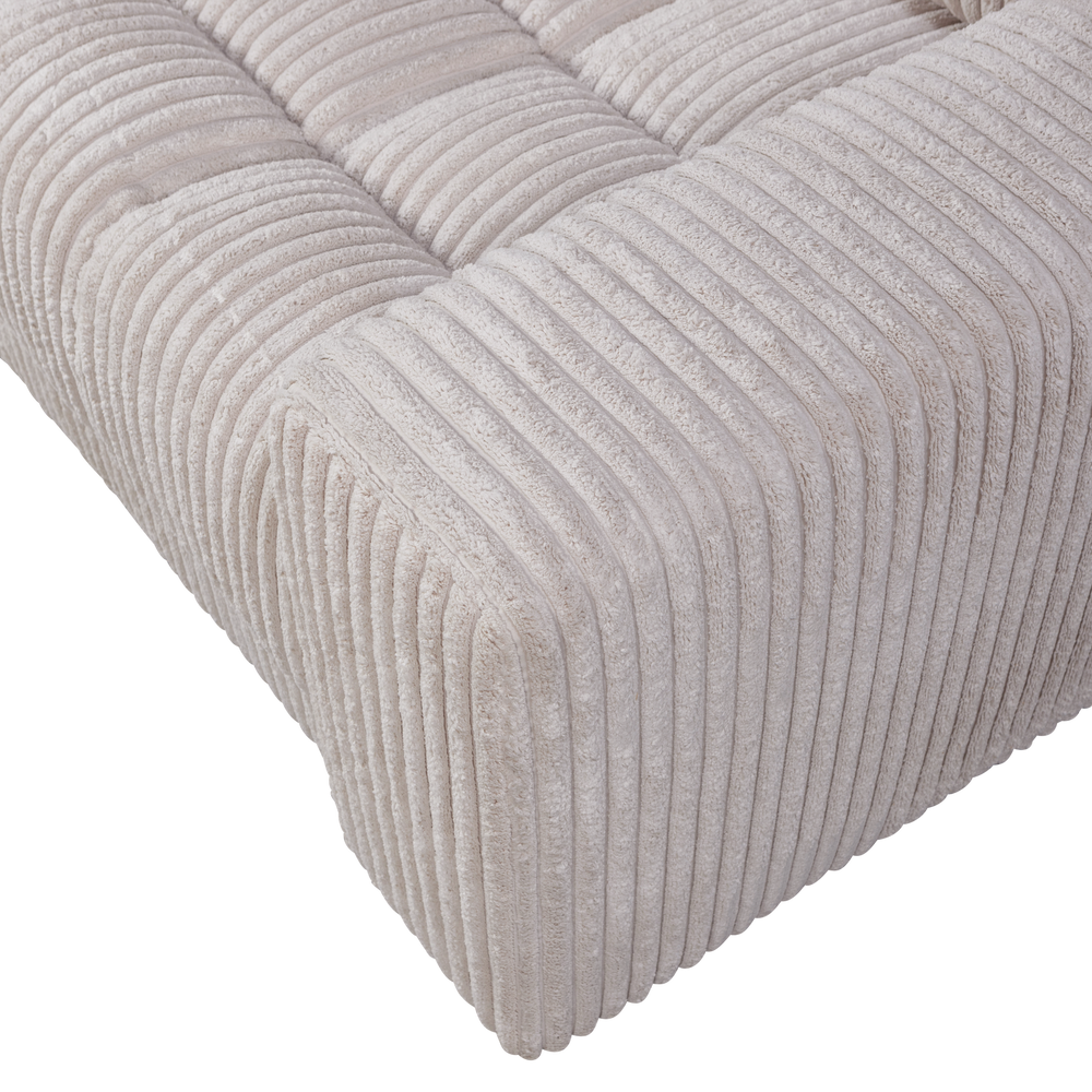 SECOND DATE LOVESEAT RIBSTOF NATUREL