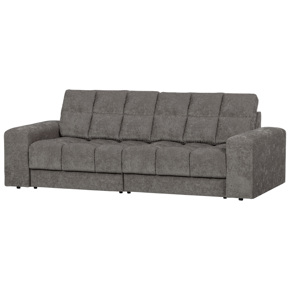 SECOND DATE 2-ZITS BANK VELVET GRIJS