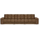 SECOND DATE 3-ZITS BANK STRUCTURE VELVET BRASS