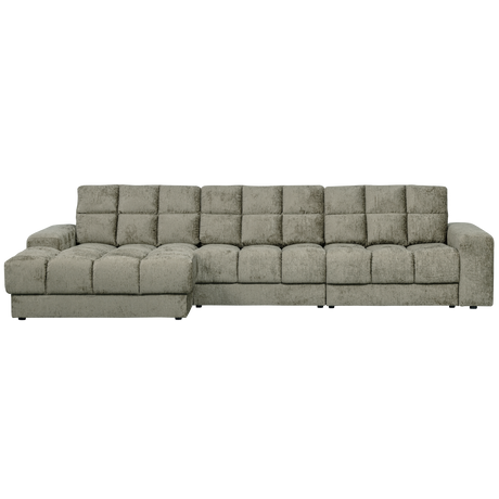 SECOND DATE CHAISE LONGUE LINKS STRUCTURE VELVET FROST