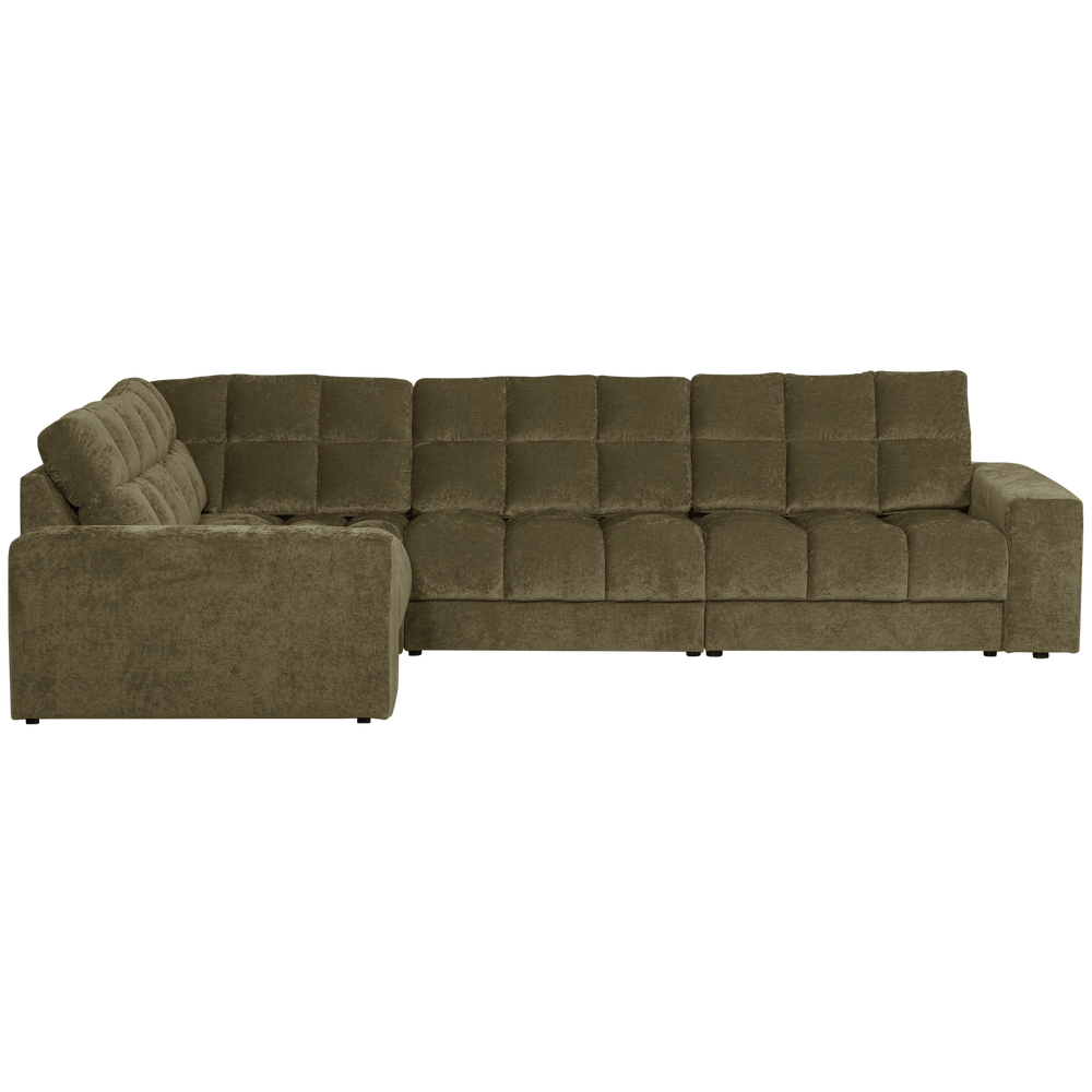 SECOND DATE HOEKBANK LINKS VELVET GROEN