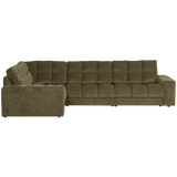 SECOND DATE HOEKBANK LINKS VELVET GROEN