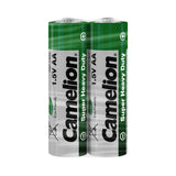 Camelion AA-batterijen met groen-witte behuizing, 2 stuks
