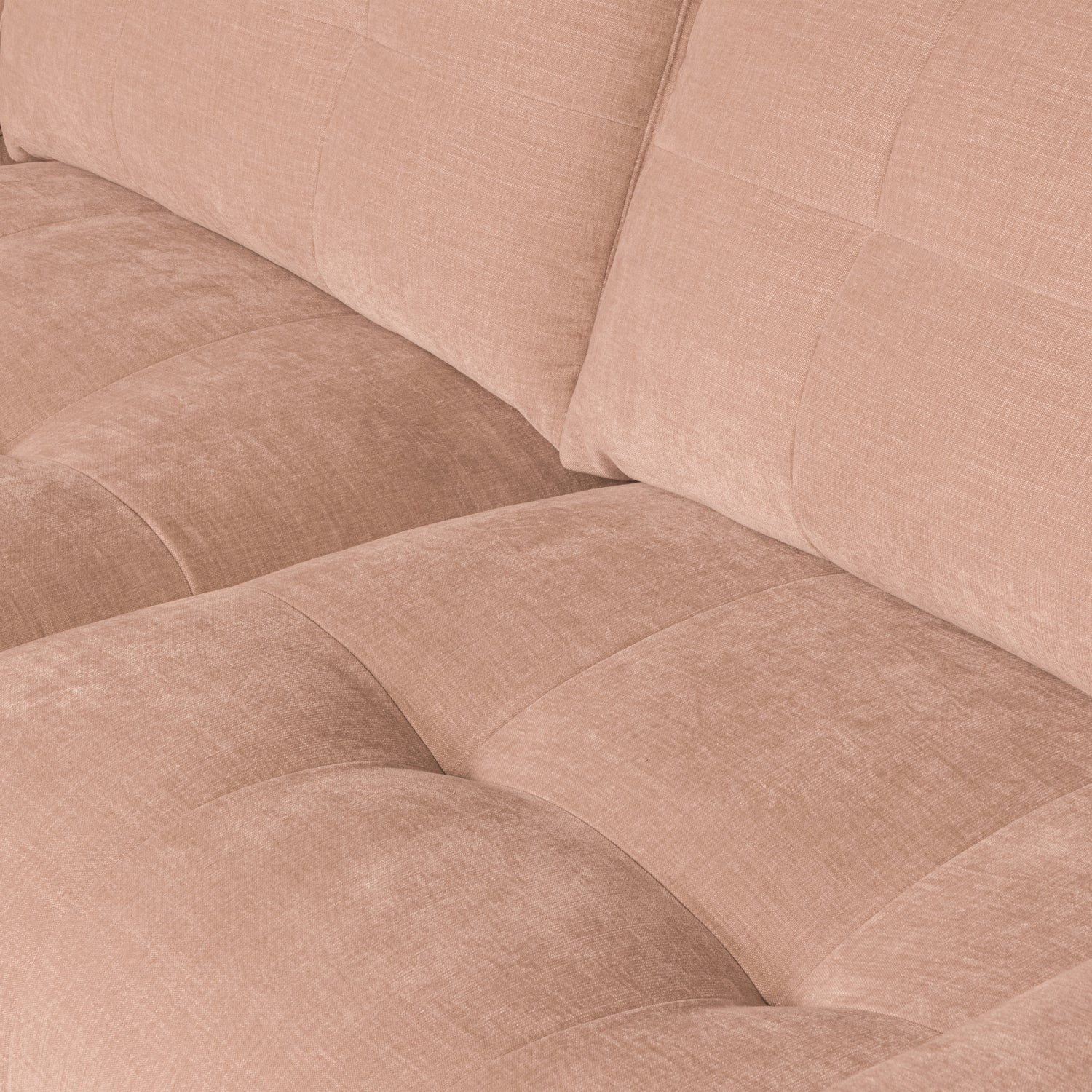 BAR CHAISE LONGUE BANK GEWEVEN STOF LINKS ROZE