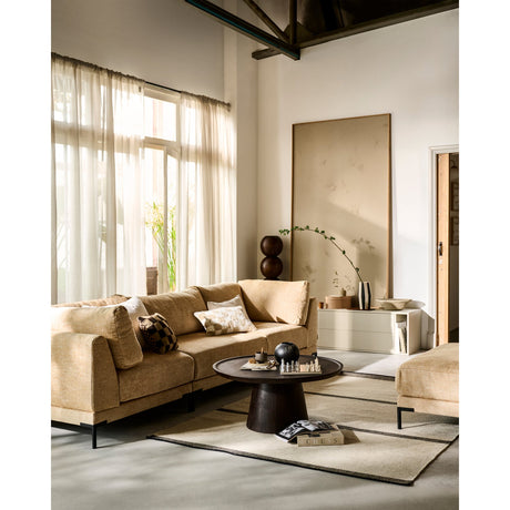 COUPLE LOVESEAT ELEMENT BUTTER MELANGE