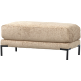 COUPLE POEF 50 CM NATUREL MELANGE