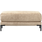 COUPLE POEF 50 CM NATUREL MELANGE