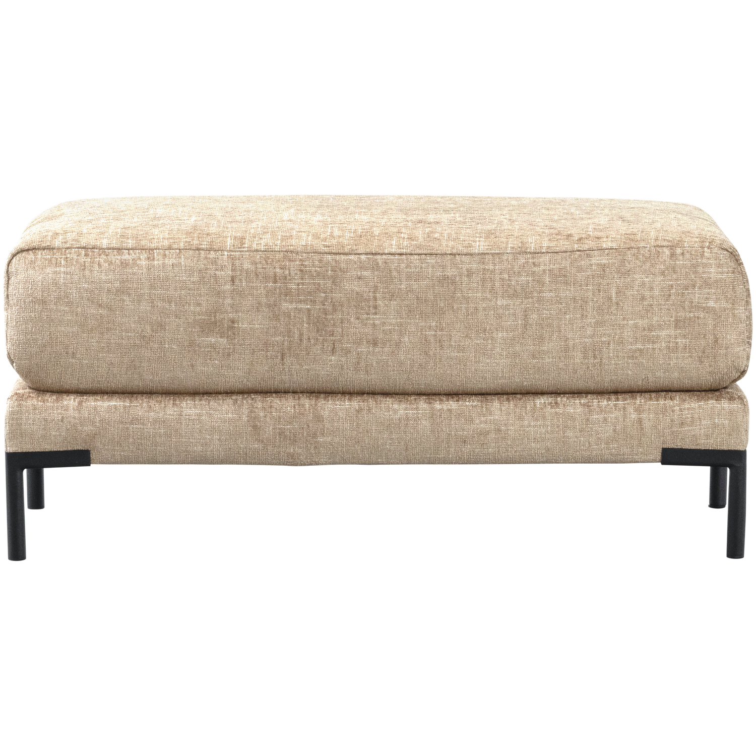 COUPLE POEF 50 CM NATUREL MELANGE