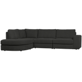 FAMILY HOEKBANK RONDING LINKS ANTRACIET