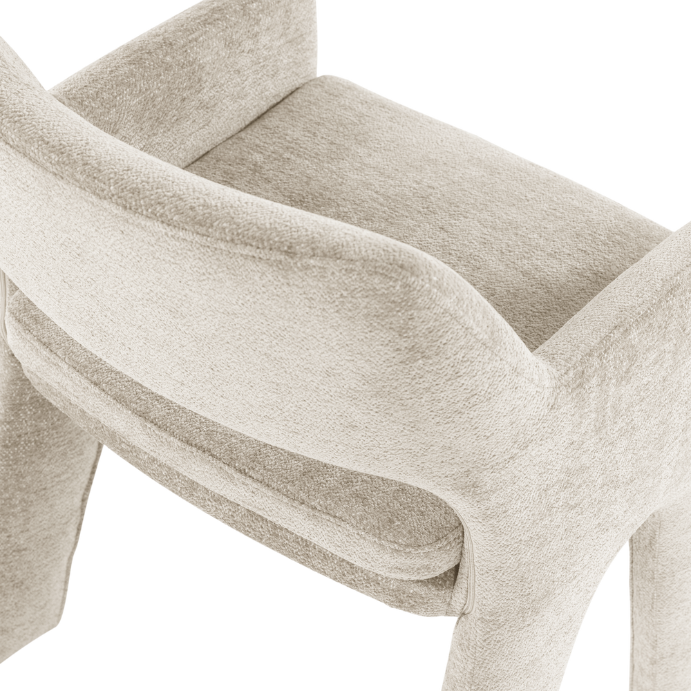 BIGFOOT EETKAMERSTOEL CHENILLE ZAND [fsc]