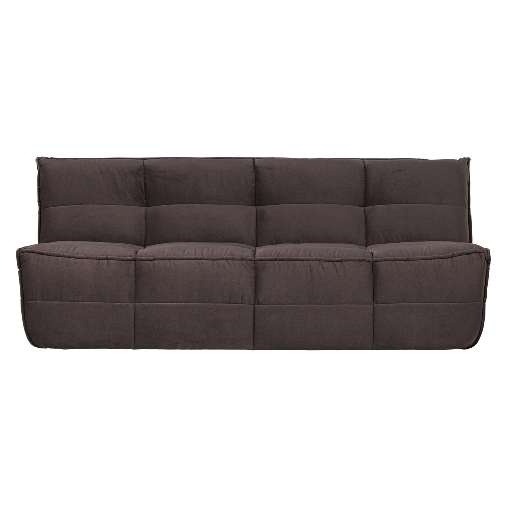 CLUSTER 3-ZITS BANK VELVET CHOCOLADE BRUIN