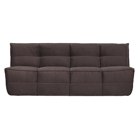 CLUSTER 3-ZITS BANK VELVET CHOCOLADE BRUIN