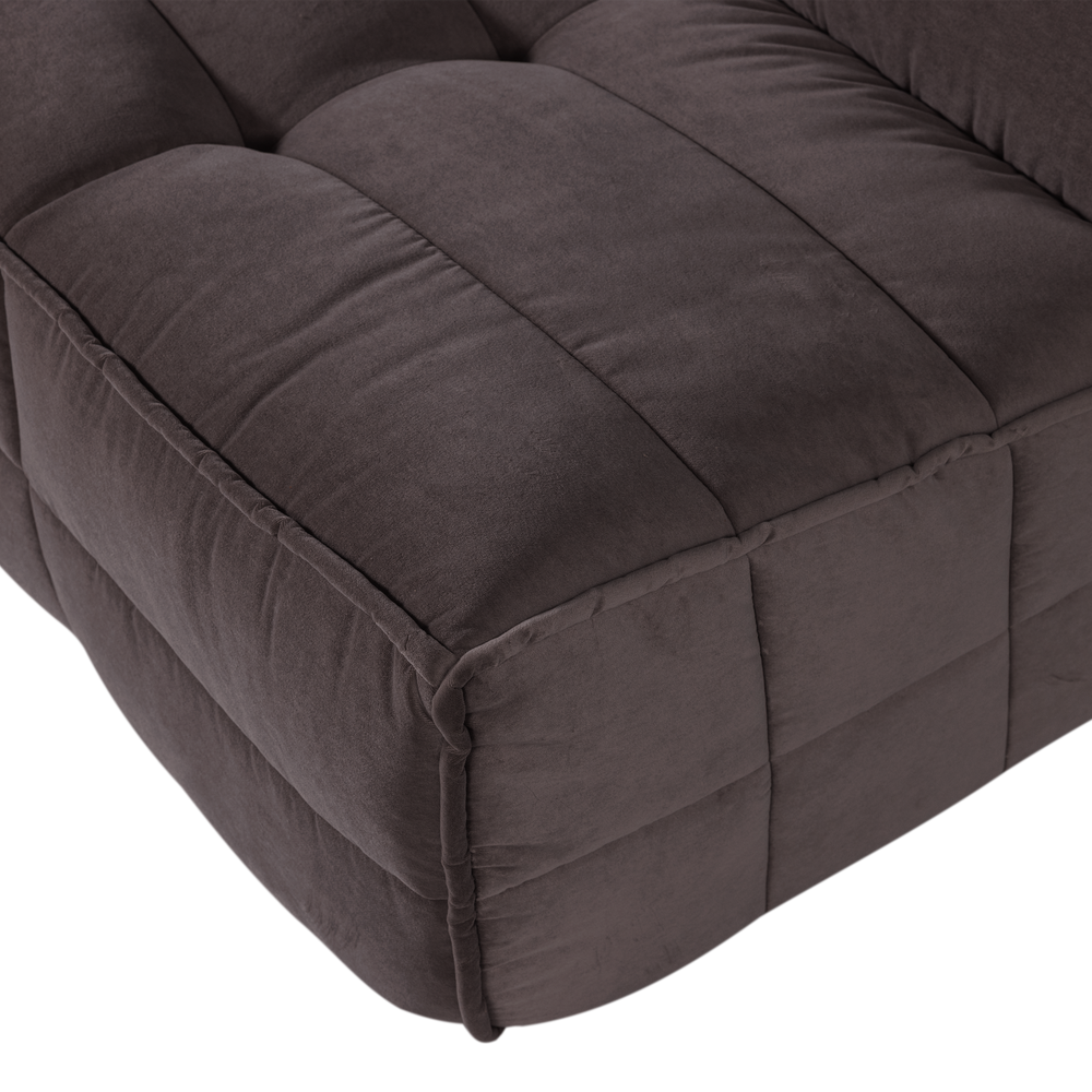 CLUSTER 3-ZITS BANK VELVET CHOCOLADE BRUIN