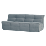 CLUSTER 3-ZITS BANK VELVET TURQUOISE BLAUW