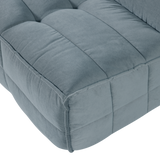 CLUSTER 3-ZITS BANK VELVET TURQUOISE BLAUW