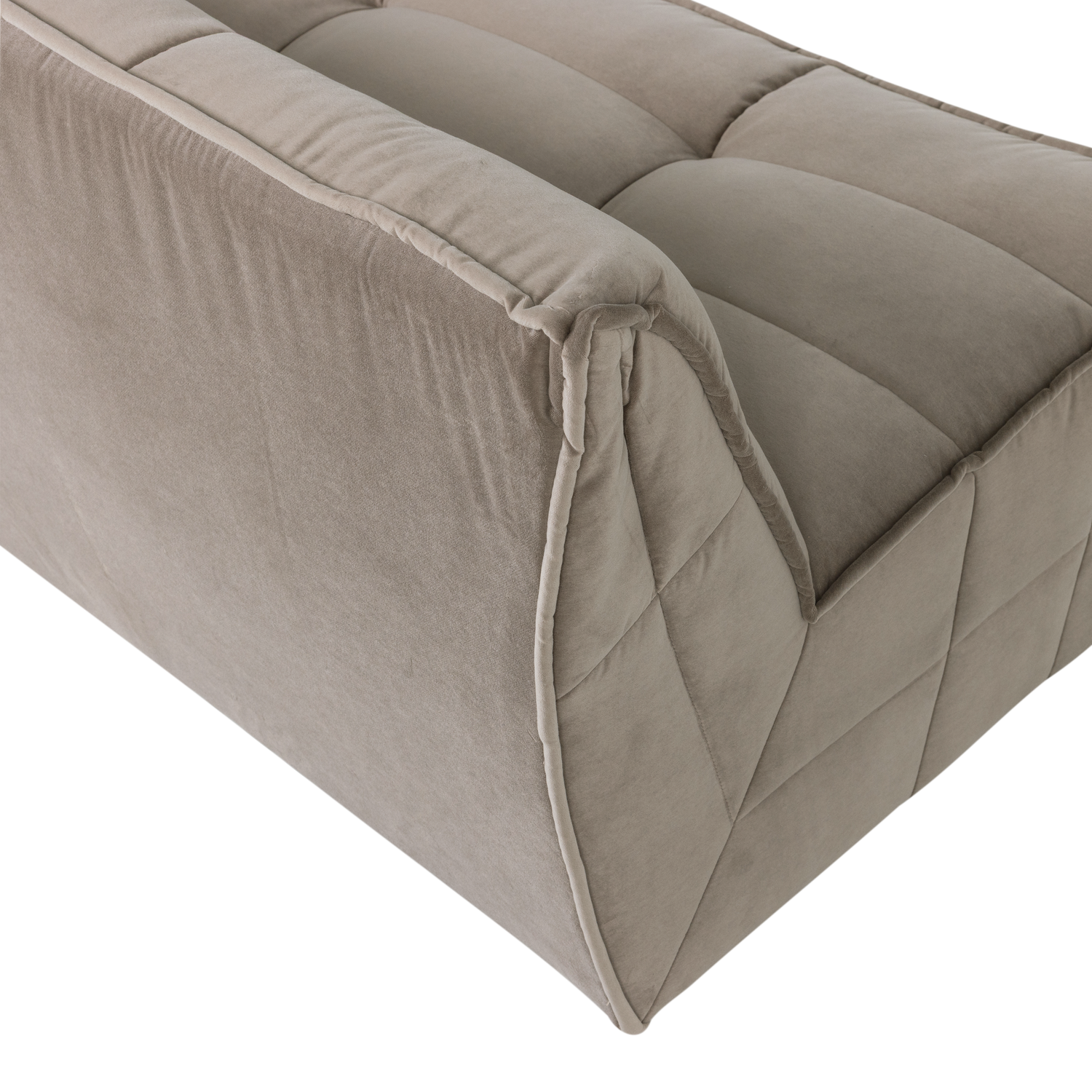 CLUSTER 3-ZITS BANK VELVET WARM TAUPE