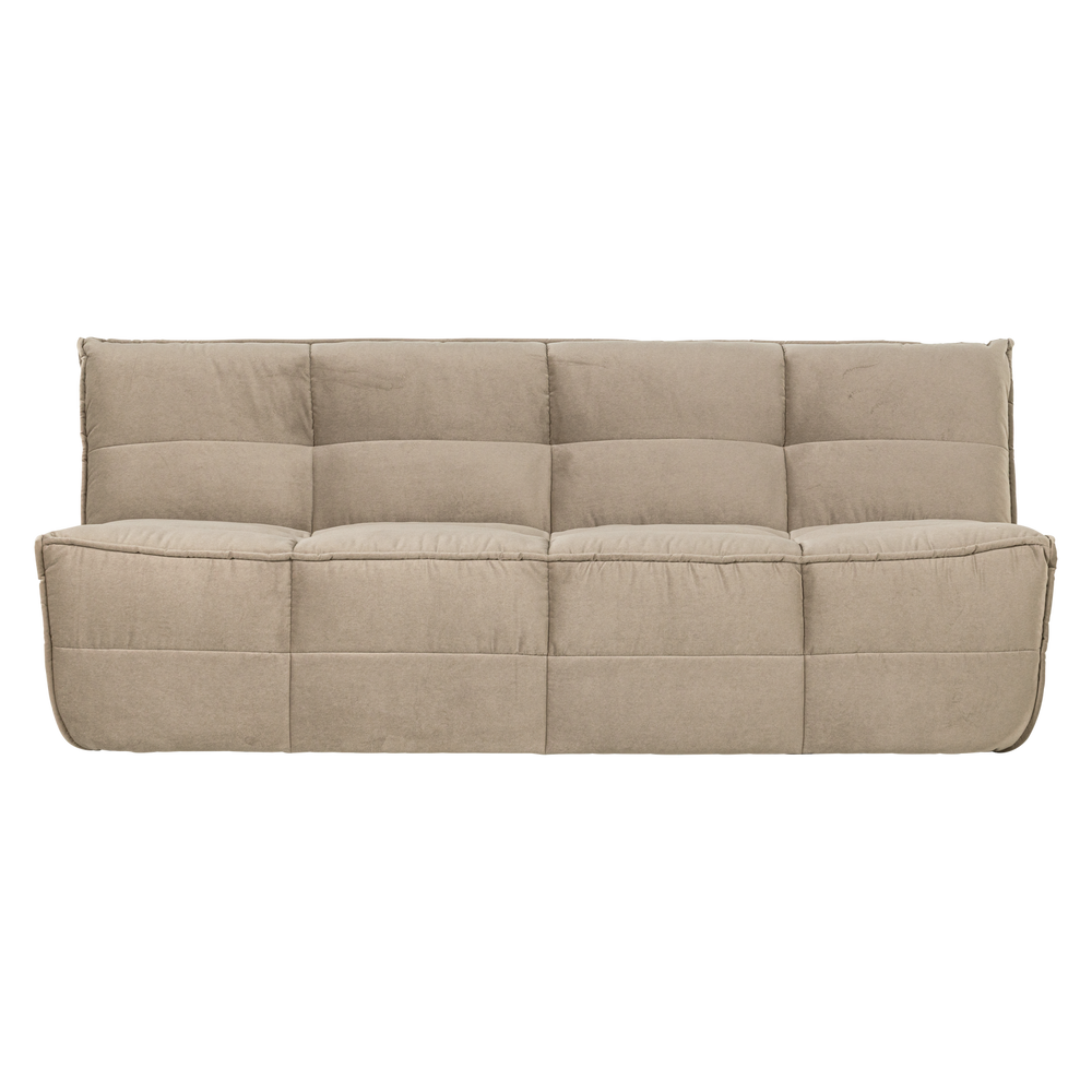 CLUSTER 3-ZITS BANK VELVET ZACHT BEIGE