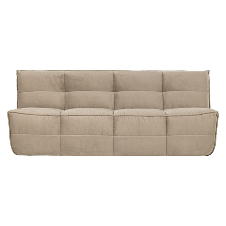 CLUSTER 3-ZITS BANK VELVET ZACHT BEIGE