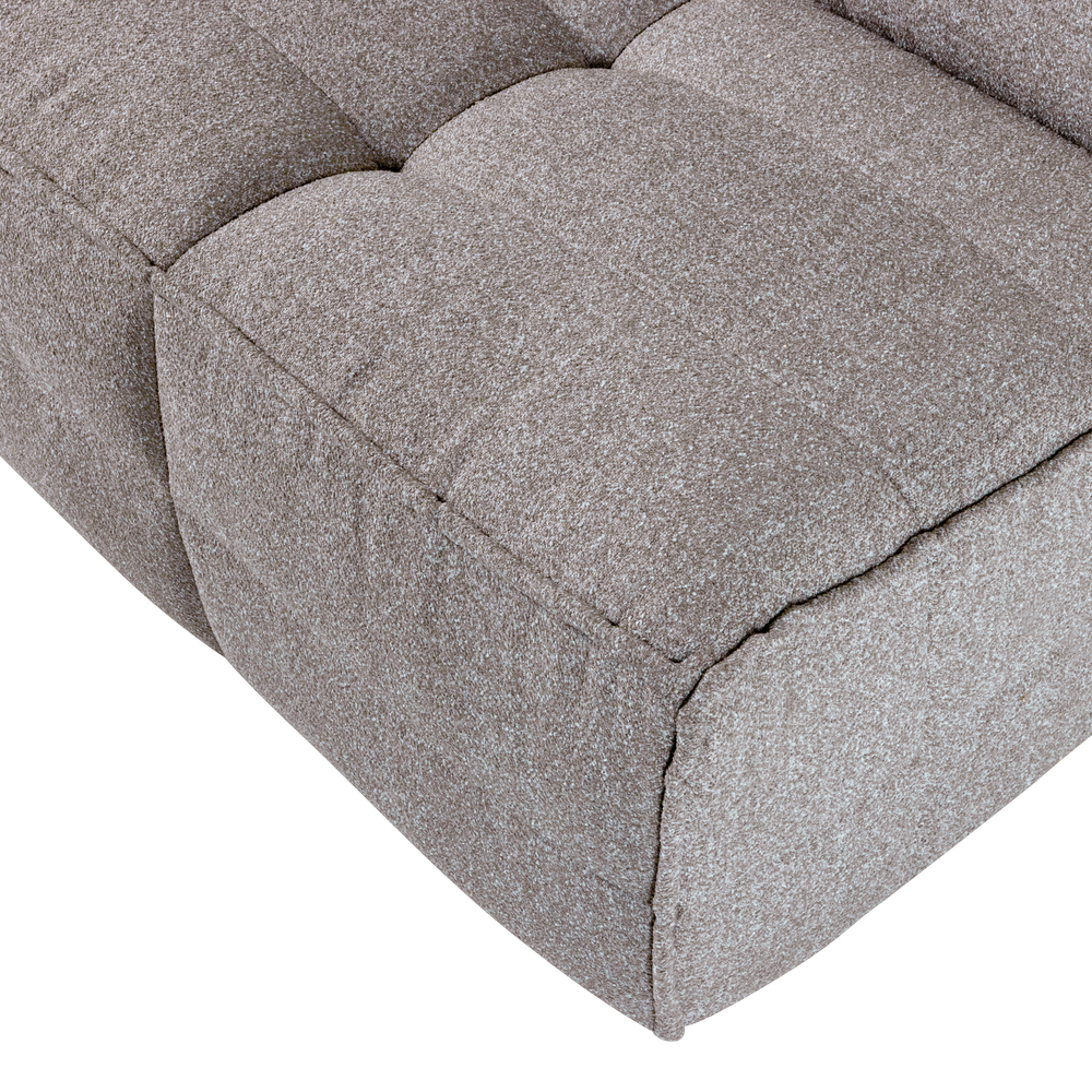 CLUSTER 1-ZITS ELEMENT BOUCLE WARM GRIJS