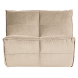 CLUSTER 1-ZITS ELEMENT VELVET ZACHT BEIGE