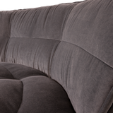 CLUSTER HOEKELEMENT VELVET CHOCOLADE BRUIN