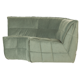 CLUSTER HOEKELEMENT VELVET PISTACHE GROEN