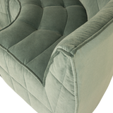CLUSTER HOEKELEMENT VELVET PISTACHE GROEN